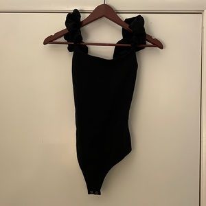 Express Body Suit - size S - white and black